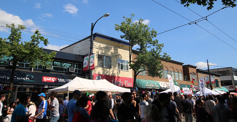 Italian Day on Commercial Drive