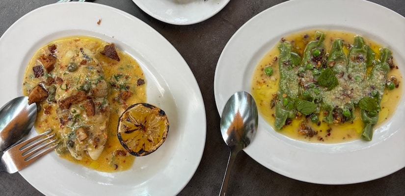 Food at Nightingale Restaurant