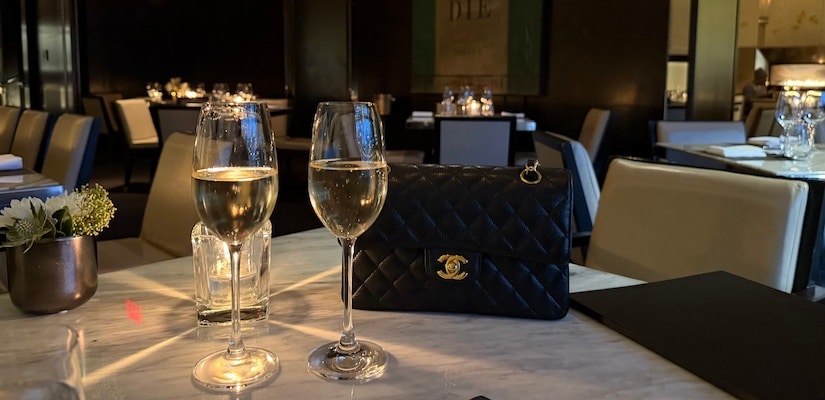 Champagne at Hawksworth Restaurant