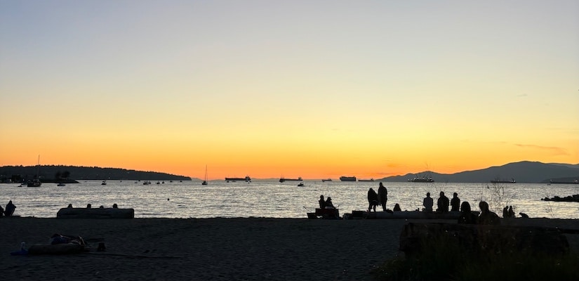 Sunset English Bay Beach