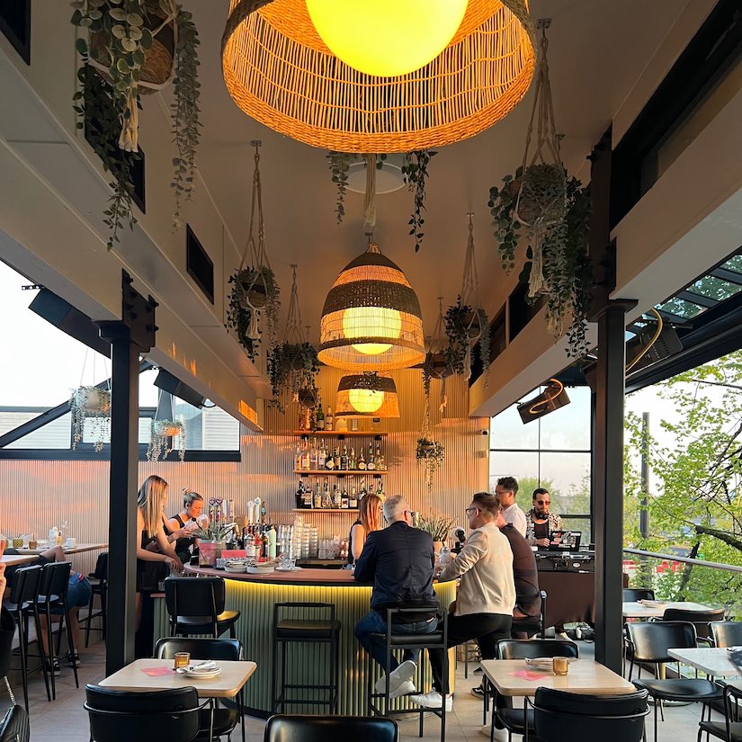 Bar Social Restaurant Rooftop