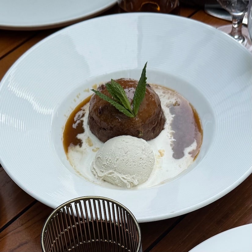 Dessert at Gotham restaurant