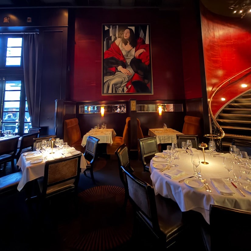 Gotham restaurant dining room