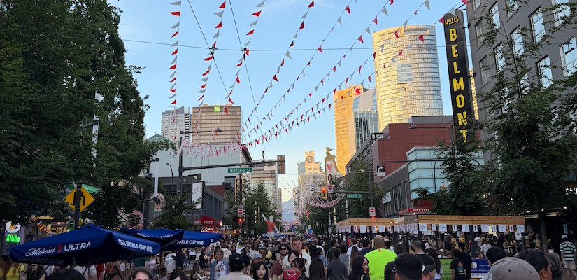 Crowds Granville Street FIFA 2026