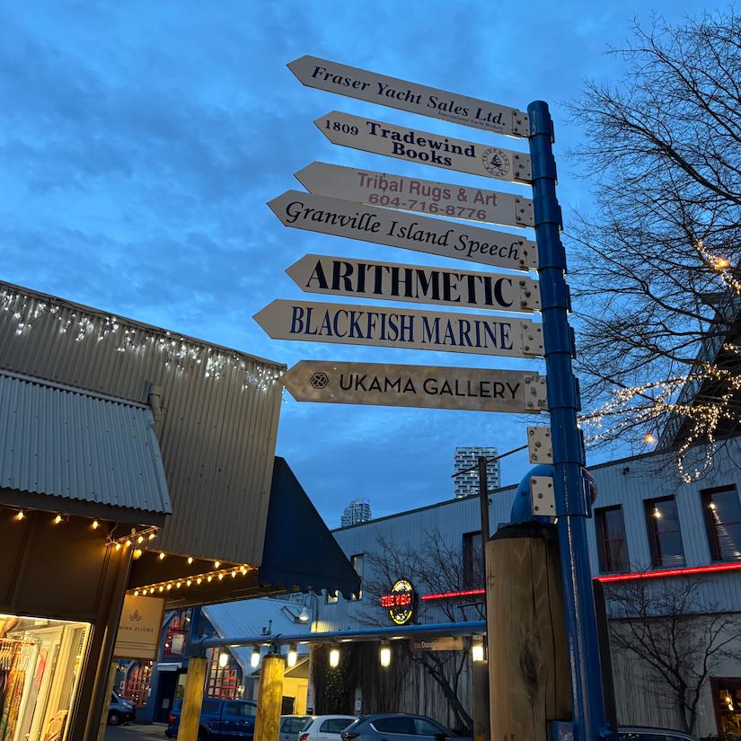 Granville Island Signs