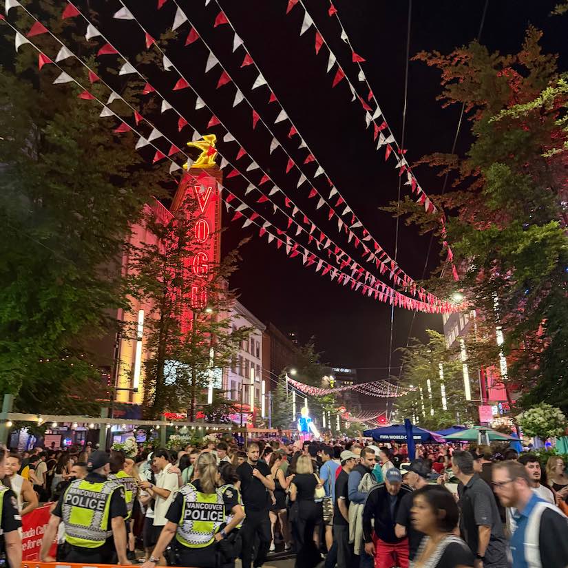 Granville Street night World Cup 2026
