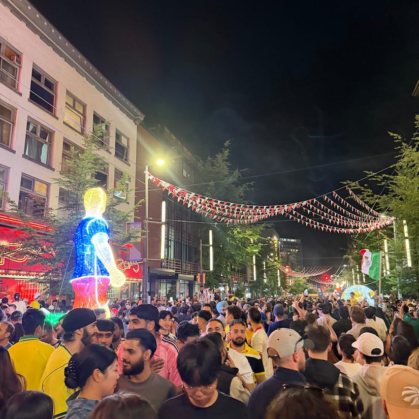 Granville Street in the evening FIFA 2026
