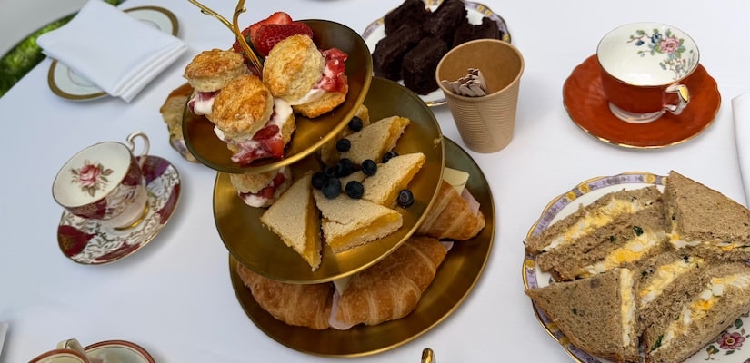 High tea experience at VanDusen Garden