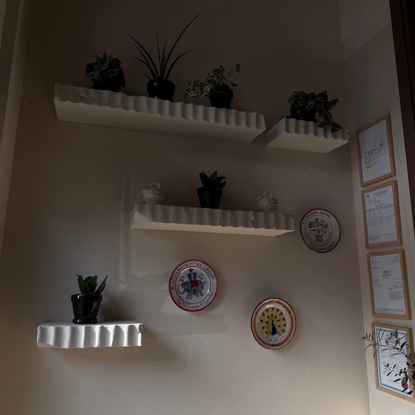 Interior of Violete restaurant
