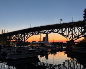 Sunset at Granville Bridge