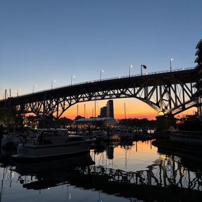 Sunset at Granville Bridge