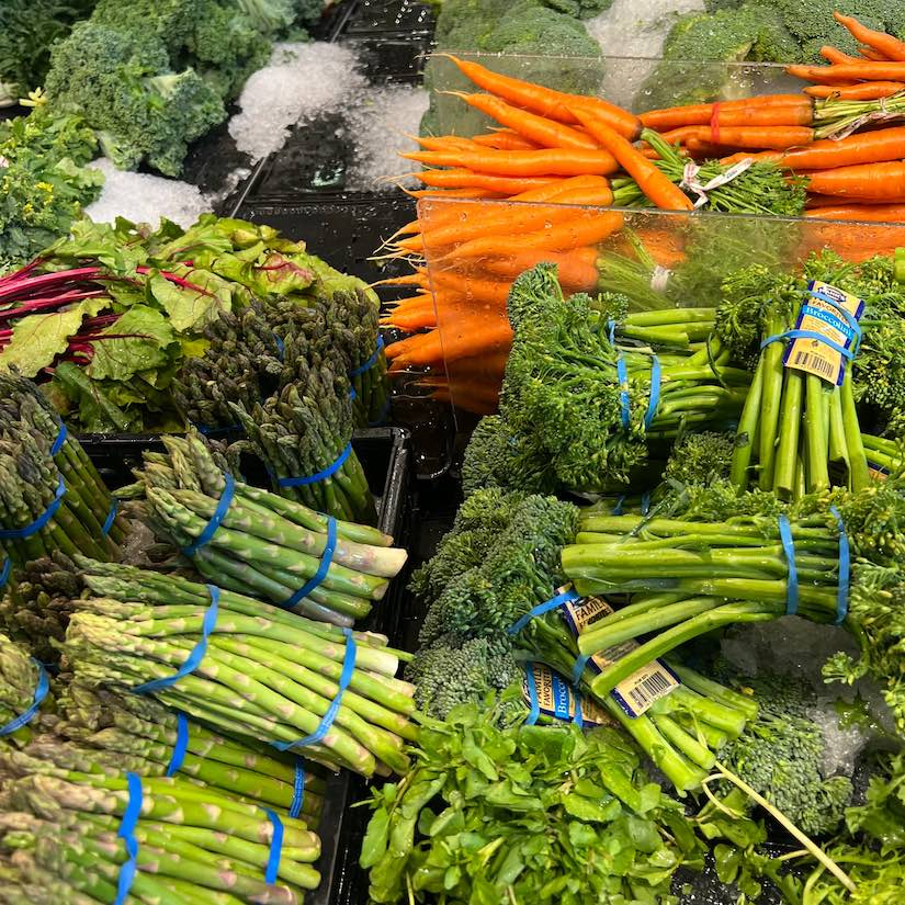 Vegetables at Granville Island market