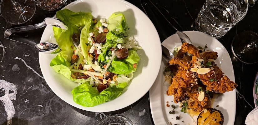 Alouette restaurant salad