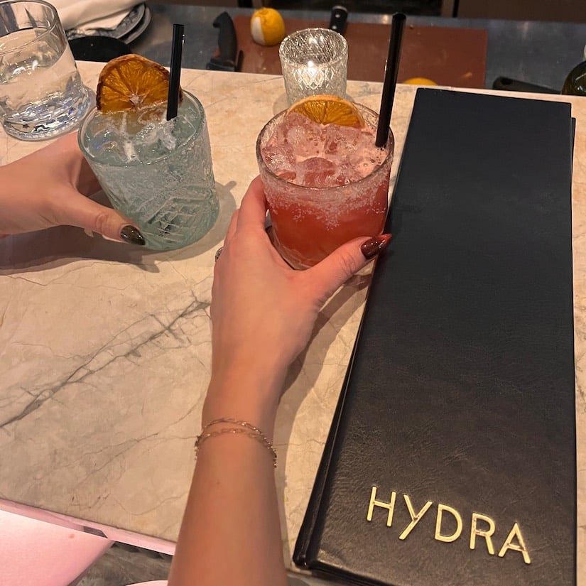 Cocktails Hydra Estiatorio