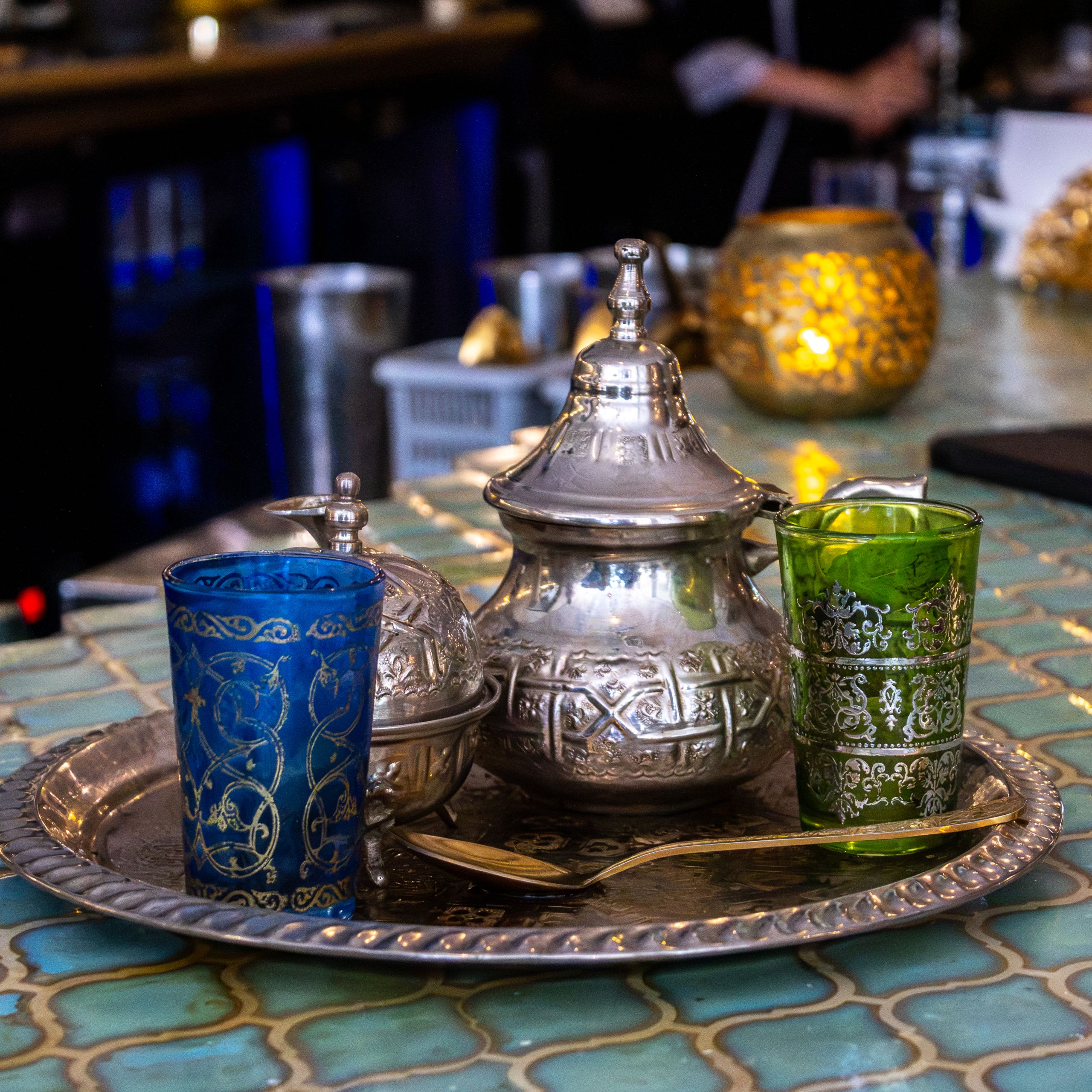 Traditional Tea Set at Moltaqa
